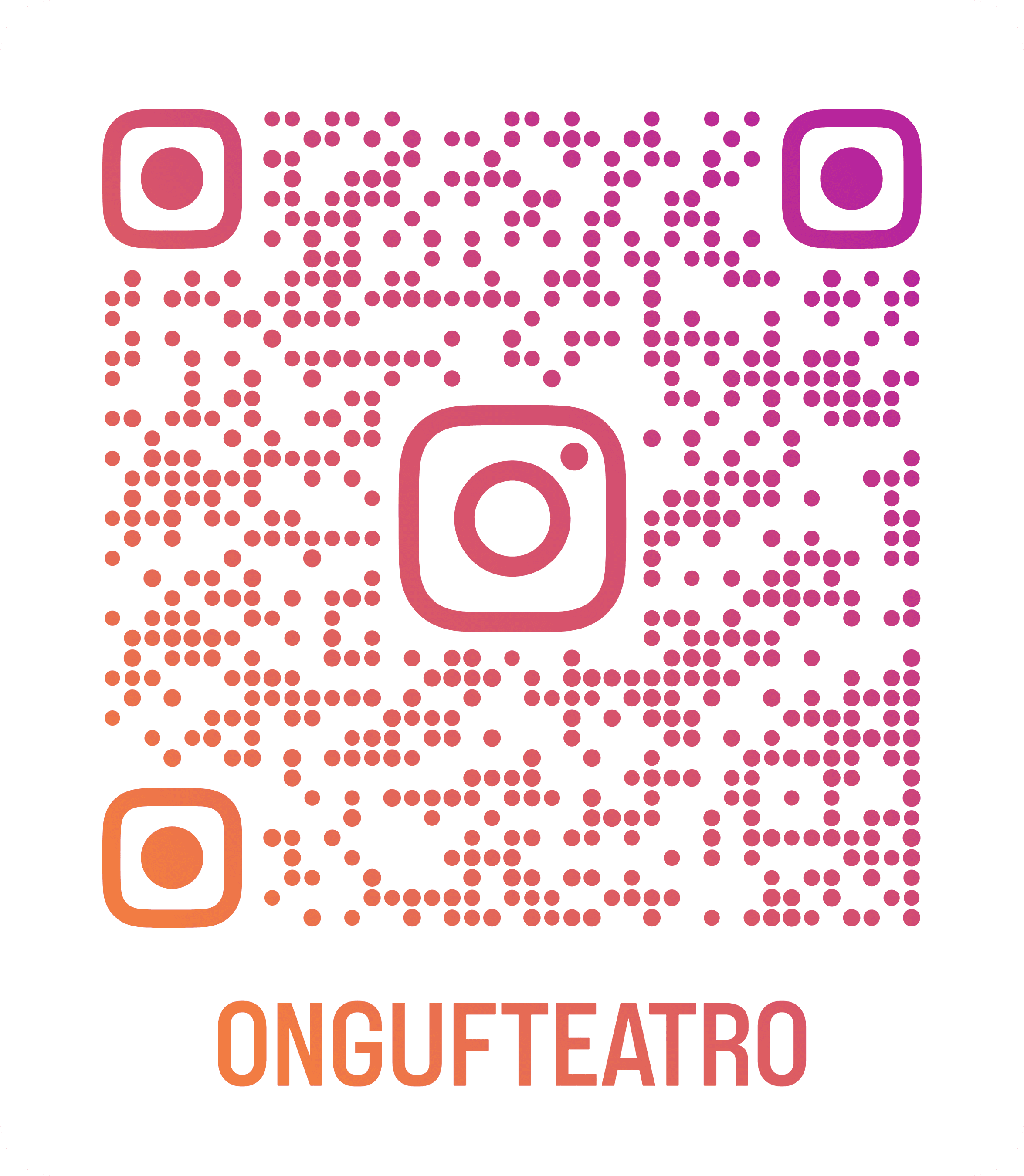 QR Code Instagram @ongufteatro